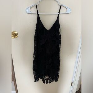 Express Black Lace Dress